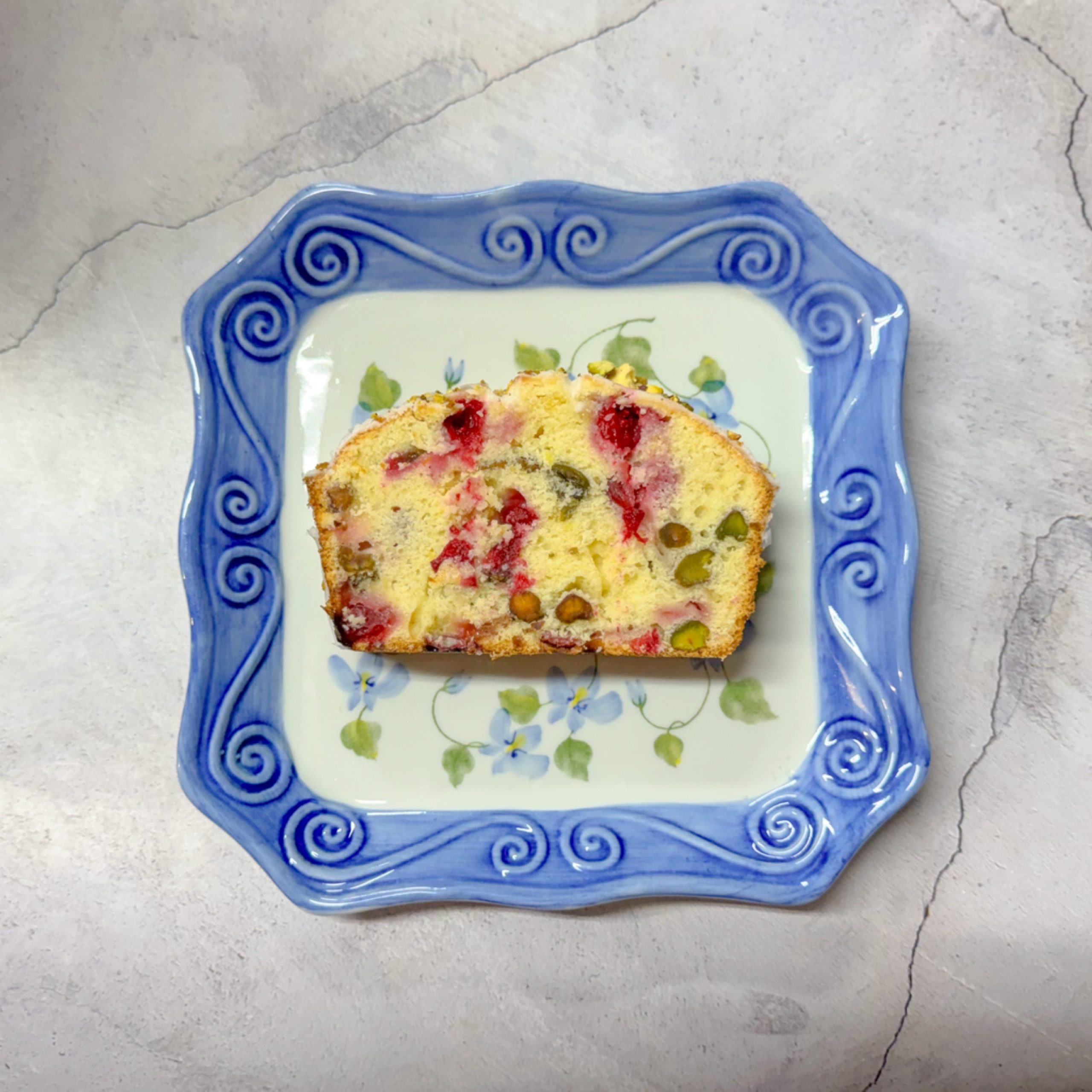 LIMITED TIME: Lemon Cranberry Pistachio Loaf Cake